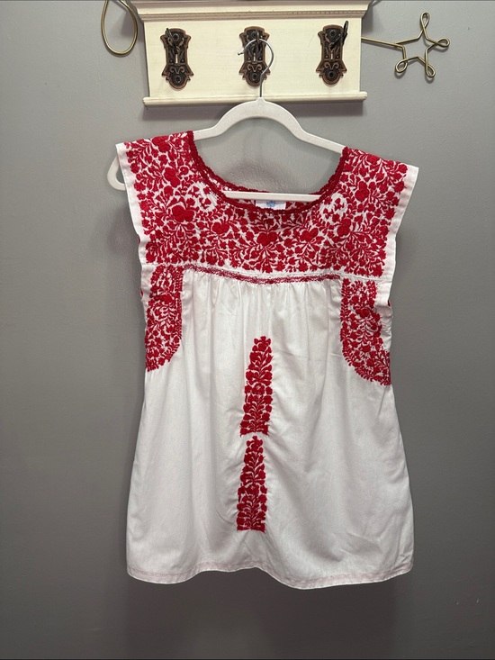 Mi Golondrina Tops - MI GOLONDRINA SOLEDAD RED-FLORAL
BLOUSE🌹🍓🍒